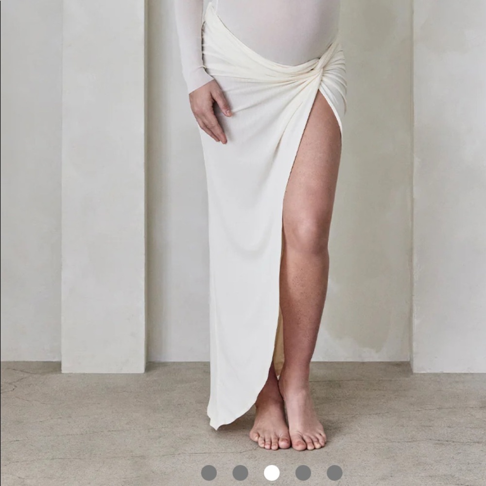 Bumpsuit Ivory Mesh Skirt S